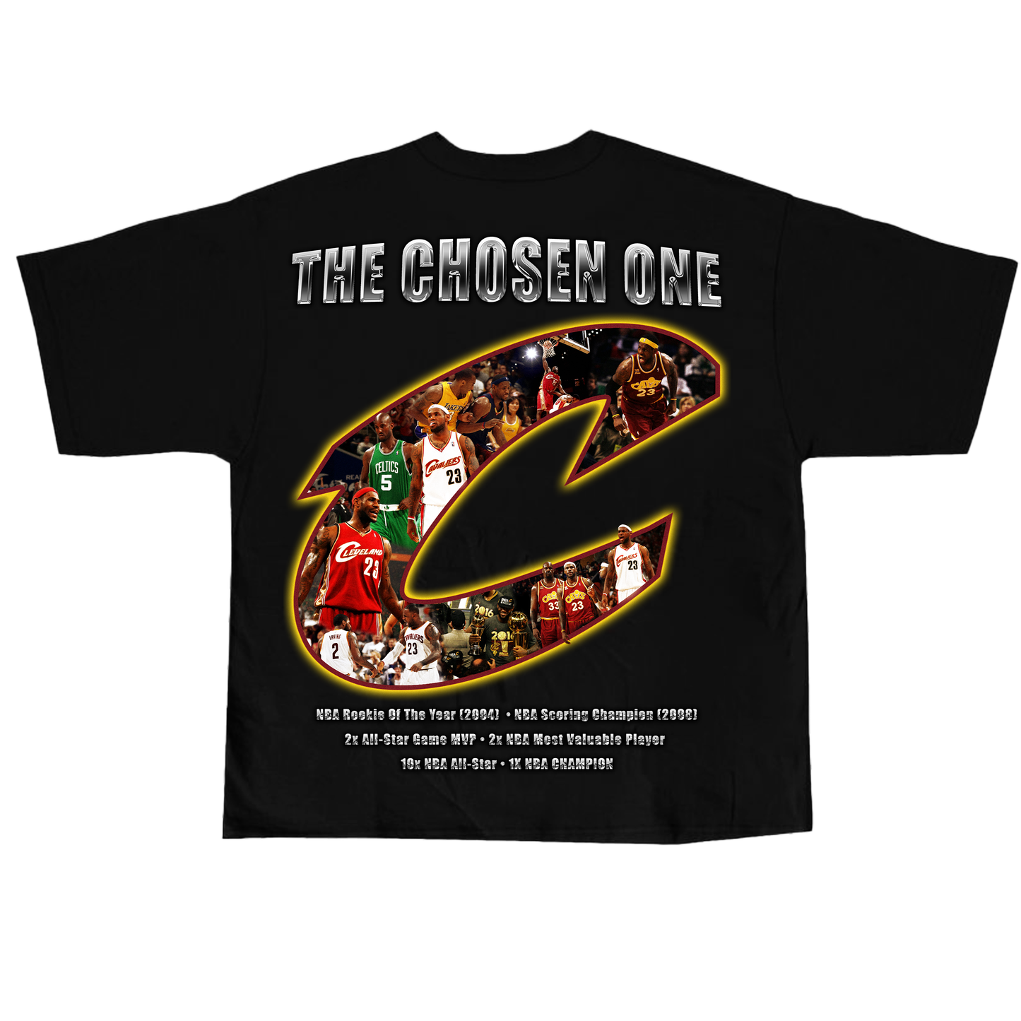 LEBRON CAVS TEE(BLACK)