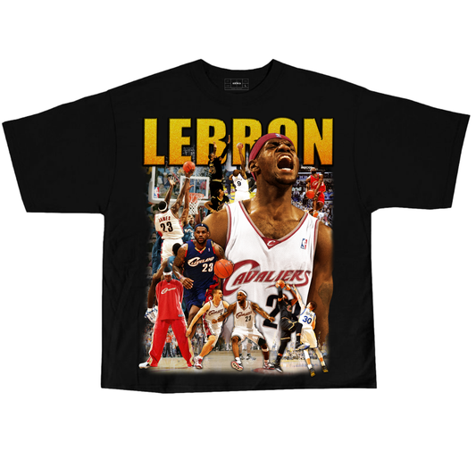 LEBRON CAVS TEE(BLACK)